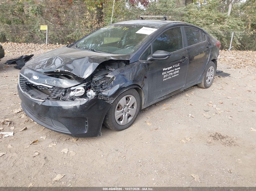 Vin: 3kpfk4a71je247110, lot: 46962972, kia forte lx 20182