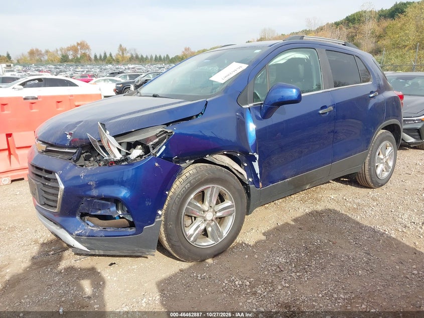 Vin: 3gncjlsbxhl187148, lot: 46963263, chevrolet trax lt 20172