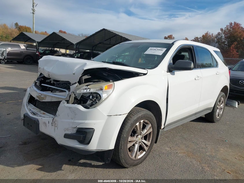 Vin: 2gnflcek3c6180672, lot: 46963382, chevrolet equinox ls 20122