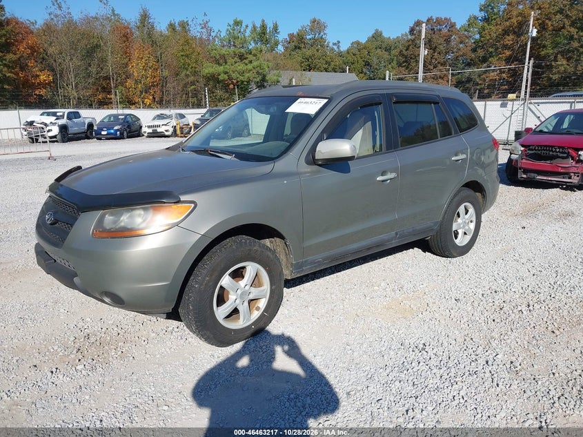 2008 Hyundai Santa Fe Gls, Обычный износ, IAAI, VIN 5NMSG13D78H203763 — фото 2