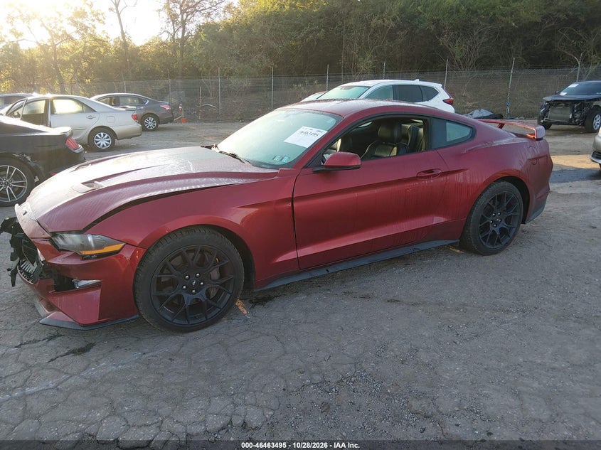 Vin: 1fa6p8th5j5159144, lot: 46963871, ford mustang ecoboost 20182