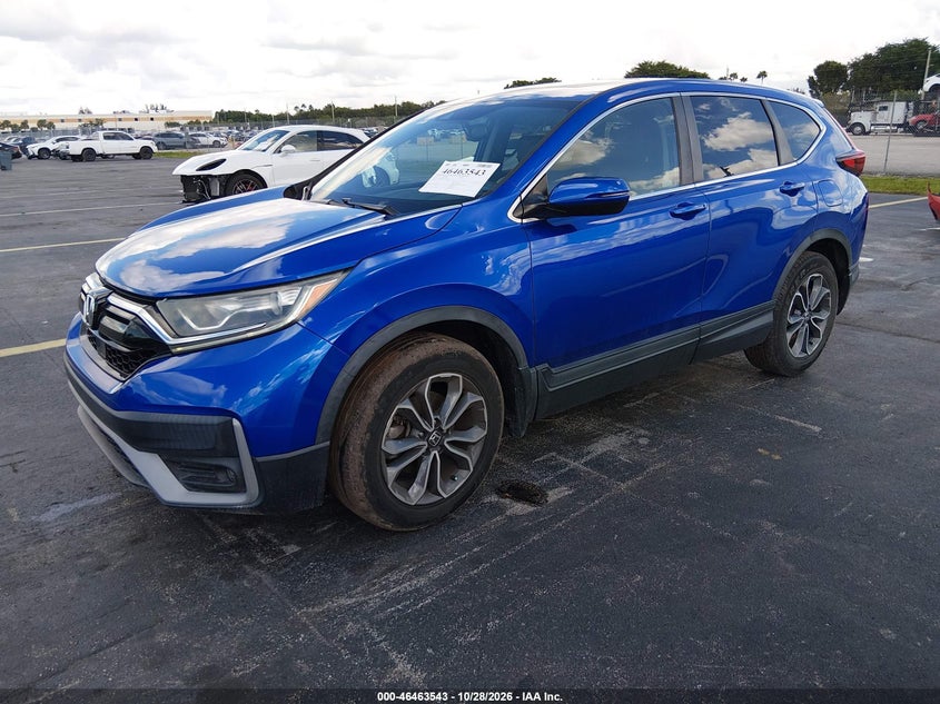 Vin: 7farw1h89me019731, lot: 46963918, honda cr-v 2wd ex-l 20212