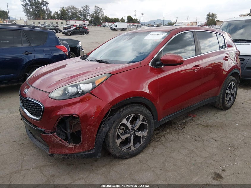 2020 Kia Sportage Lx, Front End, IAAI, VIN KNDPM3AC6L7815876 — photo 2