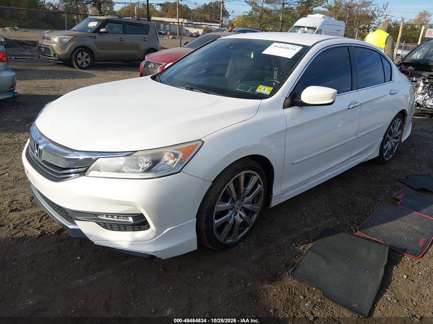 Vin: 1hgcr2f62ga199164, lot: 46965010, honda accord sport 20162