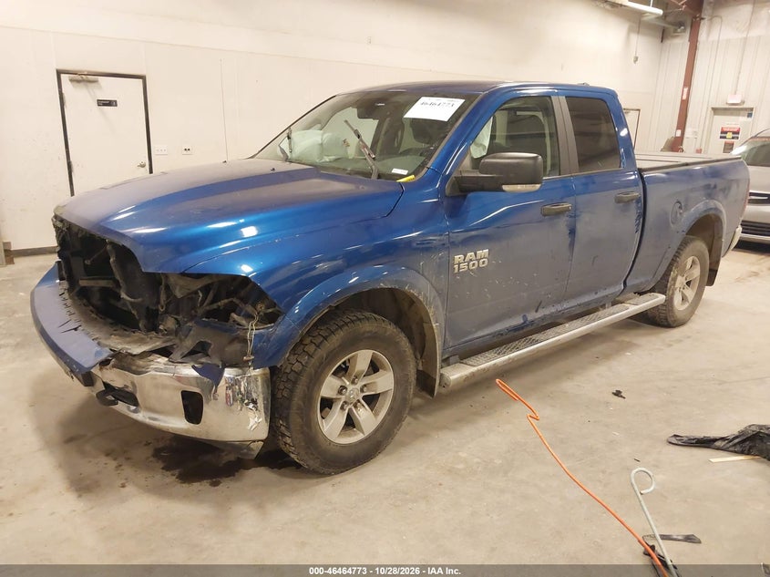 Vin: 1c6rr7gg2js148026, lot: 46965149, ram 1500 slt 20182