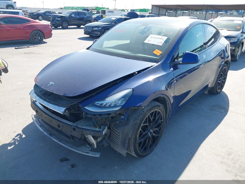 Vin: 5yjygdee9mf301318, lot: 46965182, tesla model y long range dual motor all-wheel drive 20212
