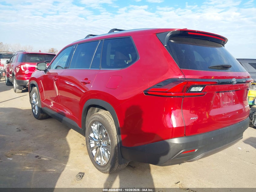 Vin: 5tdaaab52ss080224, lot: 46965286, toyota grand highlander platinum 20253