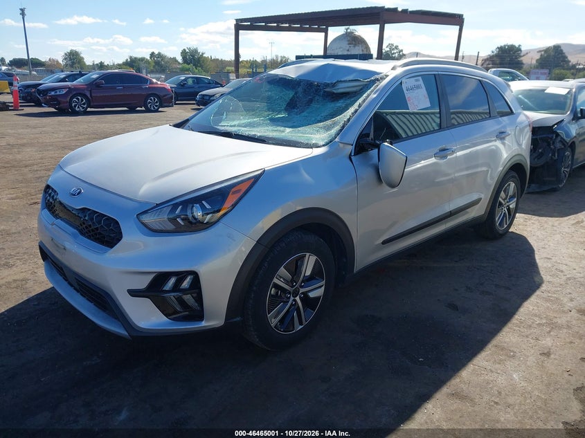 Vin: kndce3lc1l5399966, lot: 46965377, kia niro ex premium 20202