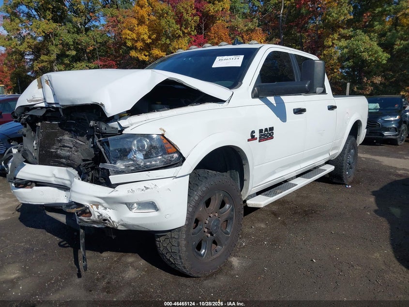 Vin: 3c6ur5fl0jg276592, lot: 46965500, ram 2500 laramie  4x4 6'4 box 20182