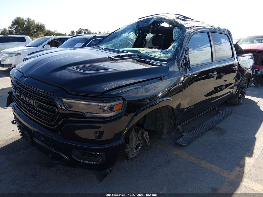 Vin: 1c6srfht6mn554577, lot: 46965514, ram 1500 limited  4x4 5'7 box 20212