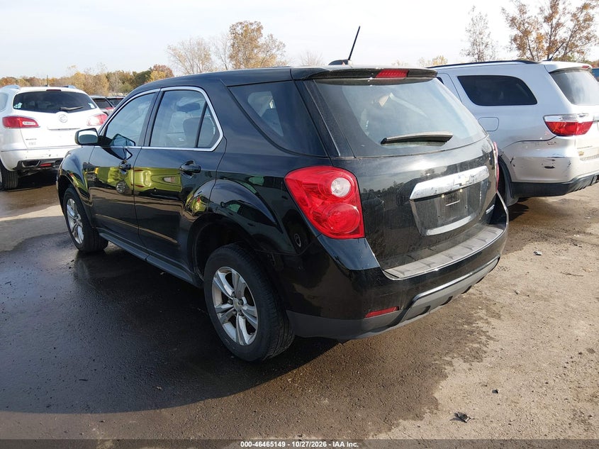 Vin: 2gnalaek5f1153828, lot: 46965524, chevrolet equinox ls 20153