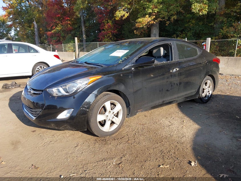 Vin: 5npdh4ae1ch071890, lot: 46965736, hyundai elantra gls 20122