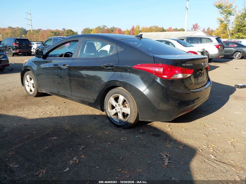 Vin: 5npdh4ae1ch071890, lot: 46965736, hyundai elantra gls 20123