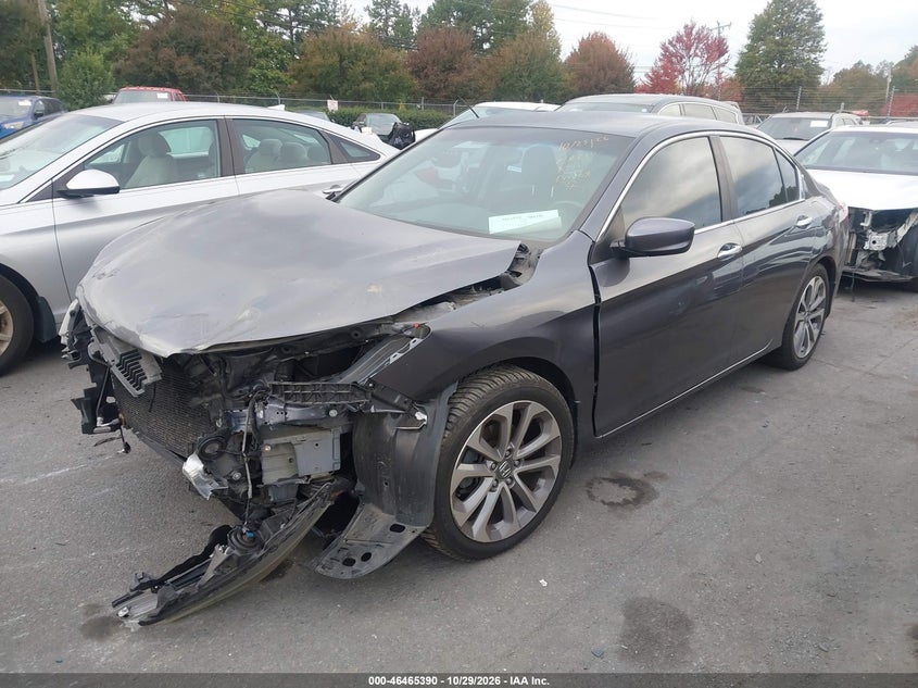 2013 Honda Accord Sport, Left Front, IAAI, VIN 1HGCR2F59DA055906 — photo 2