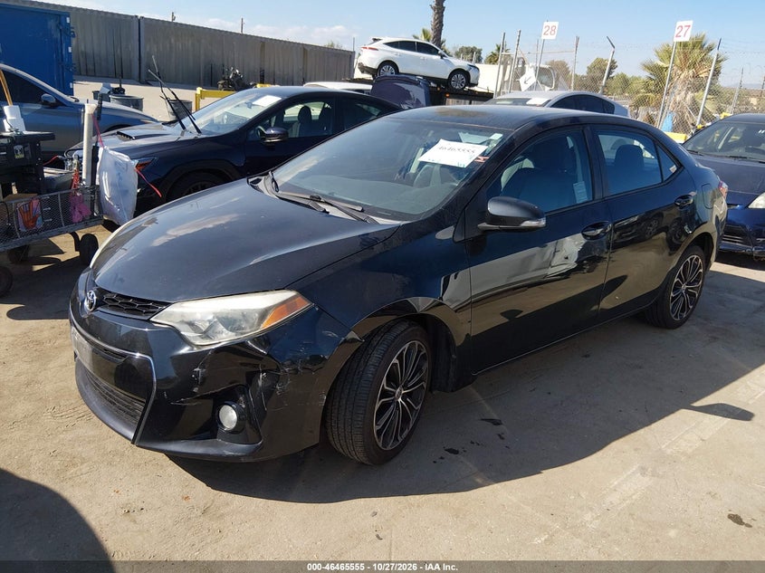 Vin: 5yfburhe0ep075490, lot: 46965931, toyota corolla s plus 20142