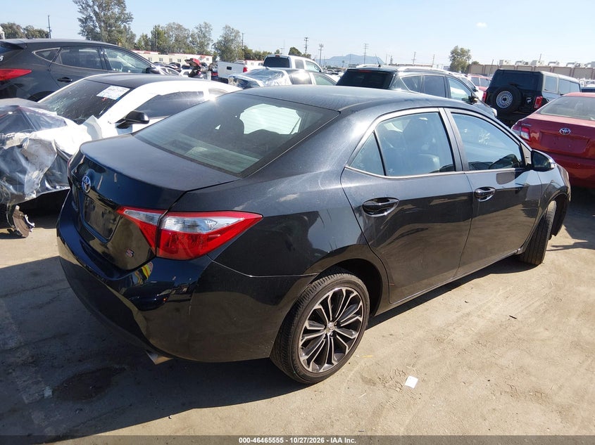 Vin: 5yfburhe0ep075490, lot: 46965931, toyota corolla s plus 20144