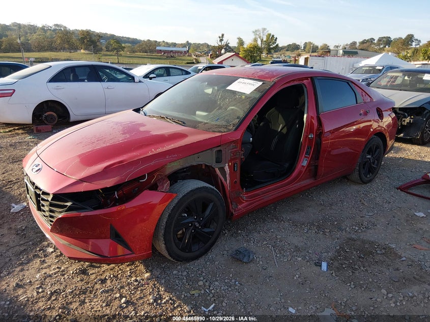2023 Hyundai Elantra Sel, Left Side, IAAI, VIN 5NPLM4AG1PH106474 — photo 2