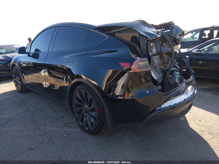 Vin: 7saygdef6rf028647, lot: 46966705, tesla model y performance dual motor all-wheel drive 20243