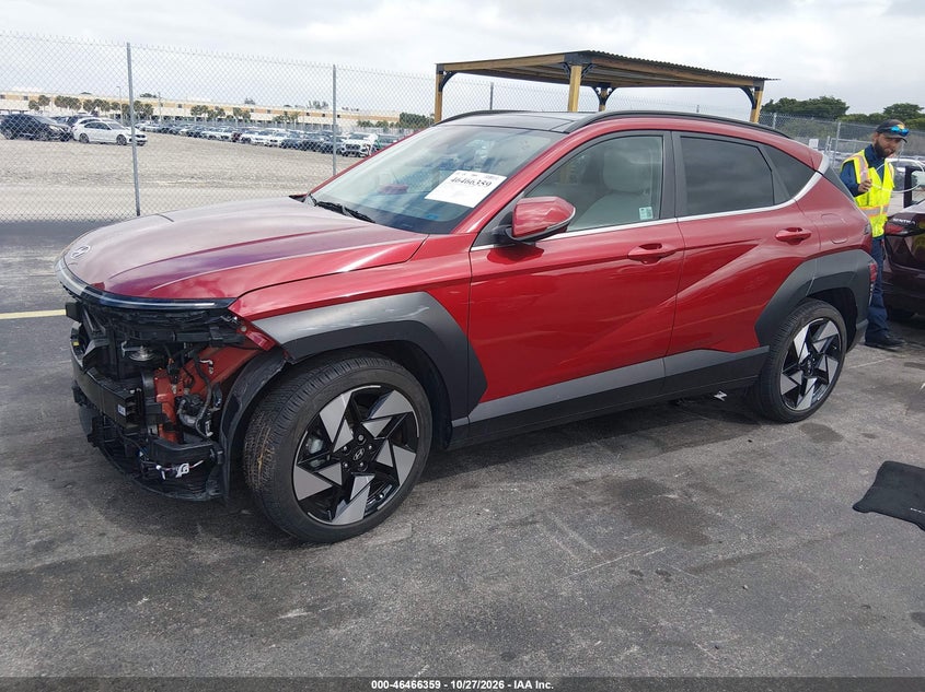 Vin: km8he3a37ru103996, lot: 46966735, hyundai kona limited 20242