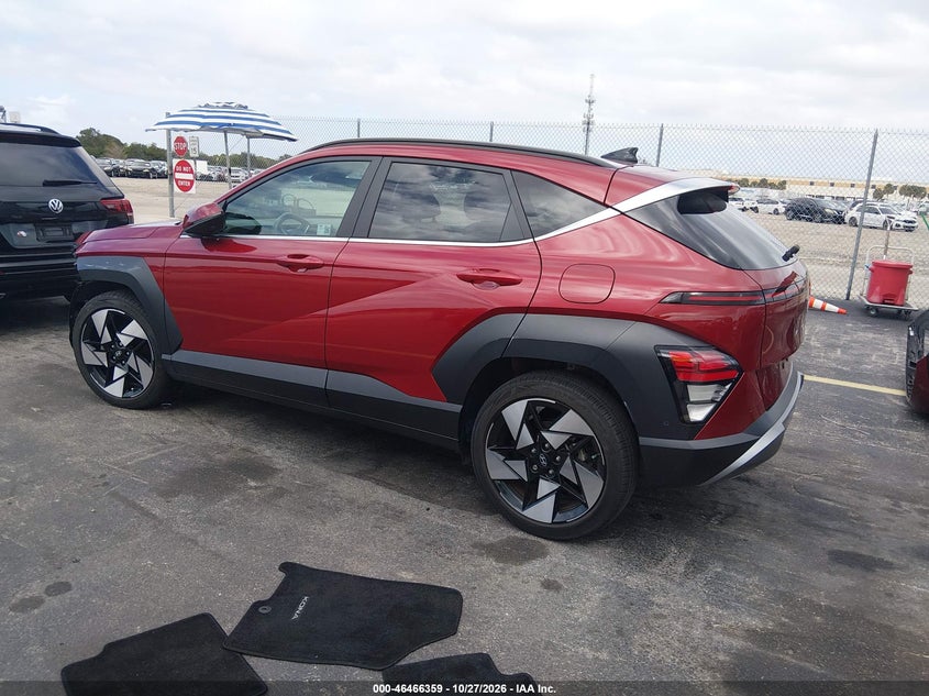Vin: km8he3a37ru103996, lot: 46966735, hyundai kona limited 20243