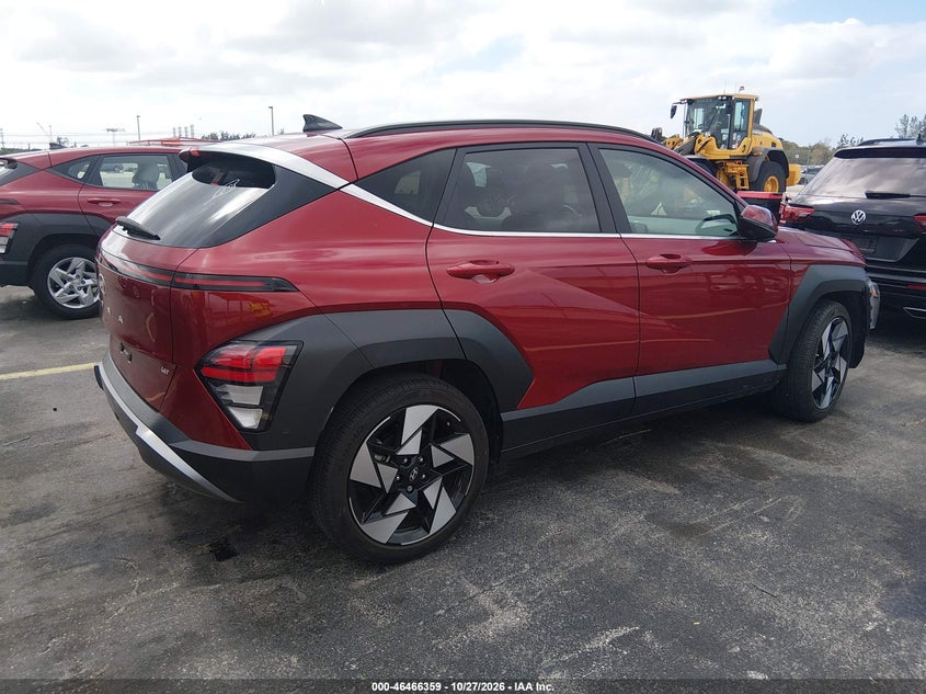 Vin: km8he3a37ru103996, lot: 46966735, hyundai kona limited 20244