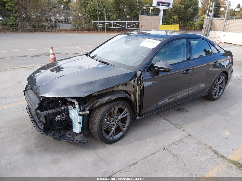 2024 Audi A3 Premium 40 Tfsi Quattro S Tronic, Обычный износ, IAAI, VIN WAUGUDGY6RA079099 — фото 2