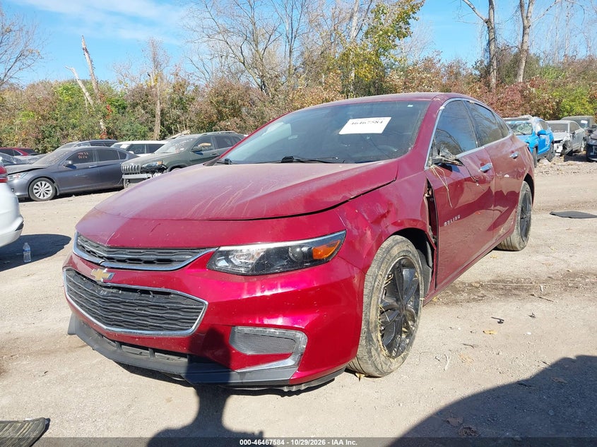 Vin: 1g1zd5st0jf198313, lot: 46967963, chevrolet malibu lt 20182
