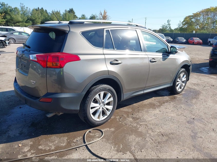 Vin: jtmdfrev0fd166190, lot: 46968018, toyota rav4 limited 20154
