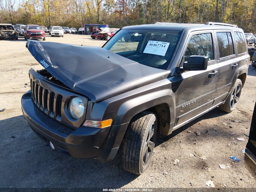 2016 Jeep Patriot Latitude, Удар спереди, IAAI, VIN 1C4NJPFA1GD719496 — фото 2