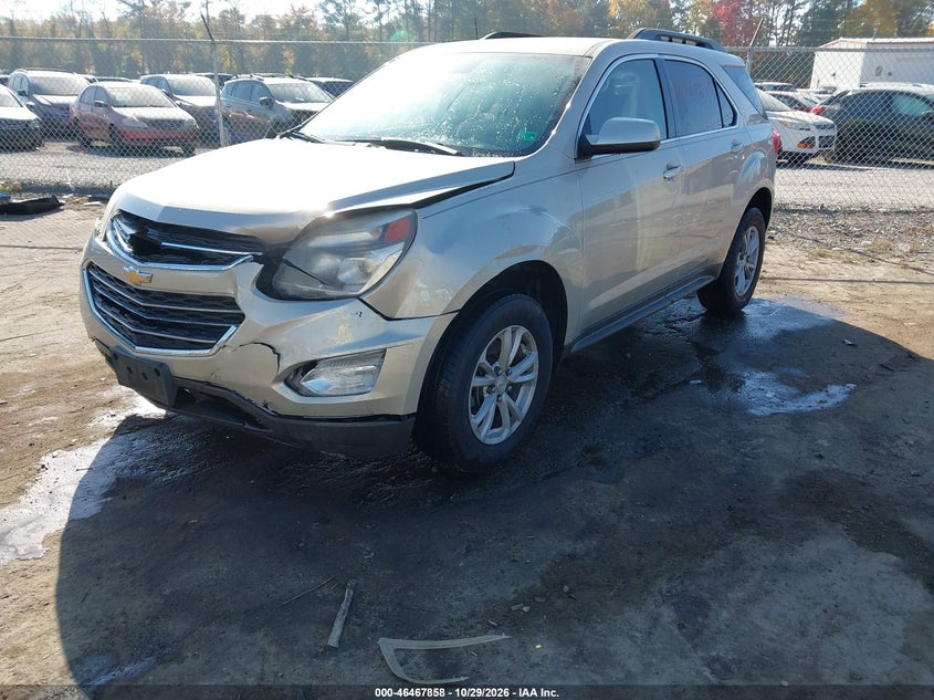 Vin: 2gnalcek2g1185522, lot: 46968237, chevrolet equinox lt 20162