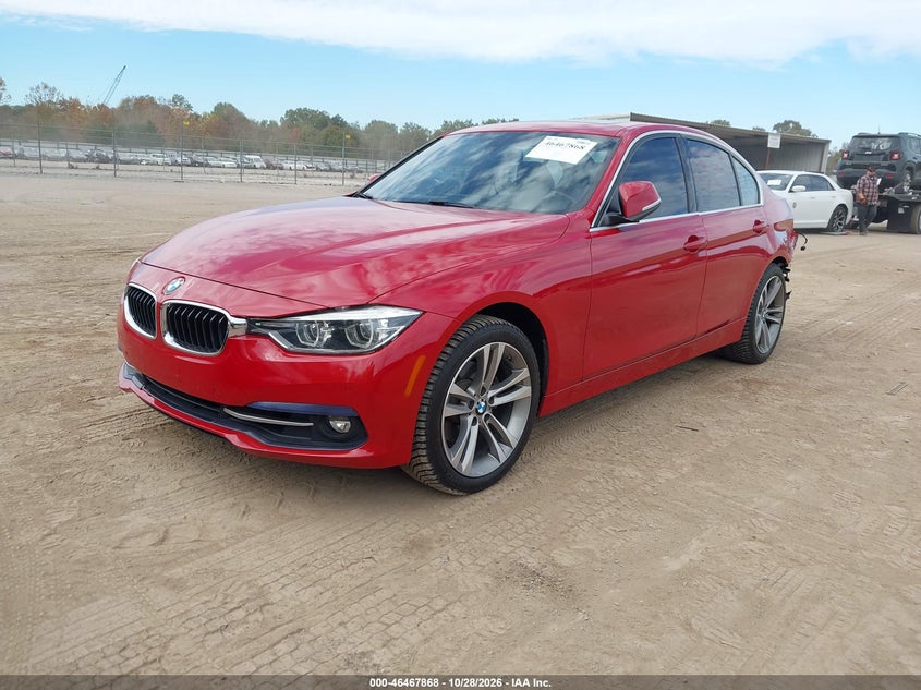 2017 BMW 330I xDrive, Удар ззаду, IAAI, VIN WBA8D9G51HNU60955 — фото 2