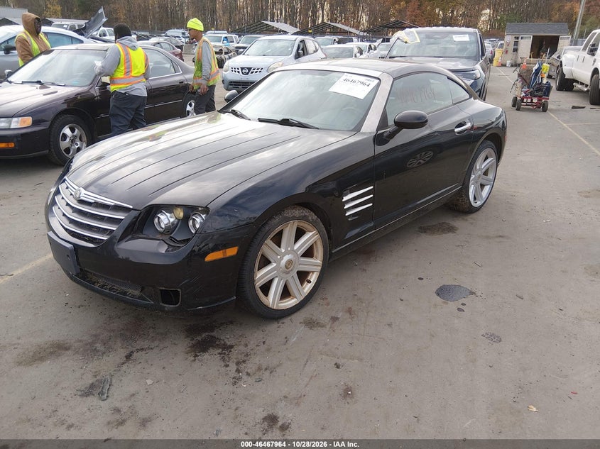 2008 Chrysler Crossfire Limited, Обычный износ, IAAI, VIN 1C3LN69L38X075846 — фото 2