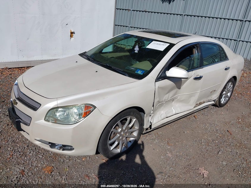 2010 Chevrolet Malibu Ltz, Left Side, IAAI, VIN 1G1ZE5EB5AF245450 — photo 2
