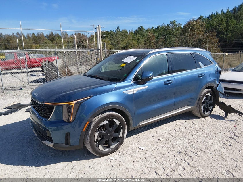 Vin: kndrhdjg4s5291045, lot: 46968731, kia sorento hybrid ex 20252