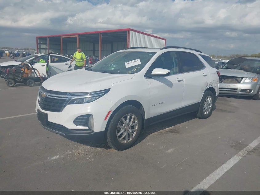 Vin: 3gnaxkev8nl187201, lot: 46968766, chevrolet equinox fwd lt 20222
