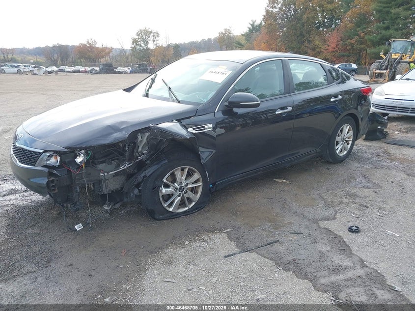 Vin: 5xxgt4l33gg101495, lot: 46969084, kia optima lx 20162