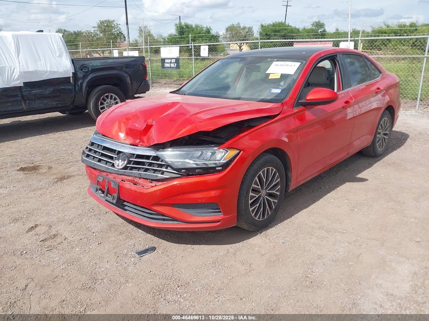 2019 Volkswagen Jetta 1.4T R-Line/1.4T S/1.4T Se, Front End, IAAI, VIN 3VWC57BU1KM090148 — photo 2