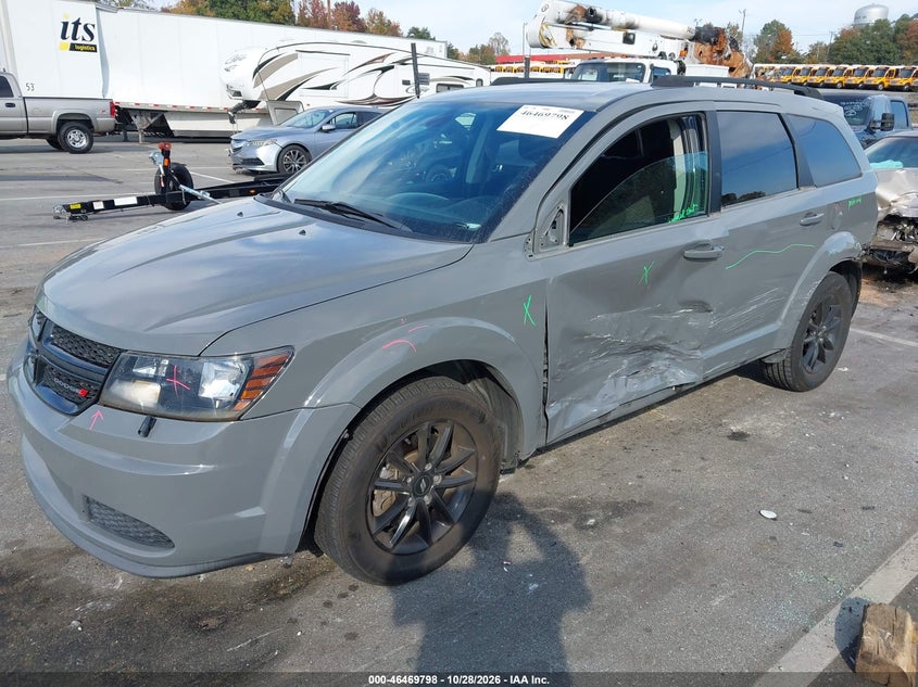 Vin: 3c4pdcab9lt276057, lot: 46970177, dodge journey se value 20202
