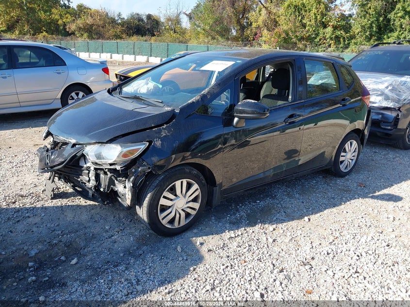 Vin: jhmgk5h58gs013002, lot: 46970295, honda fit lx 20162