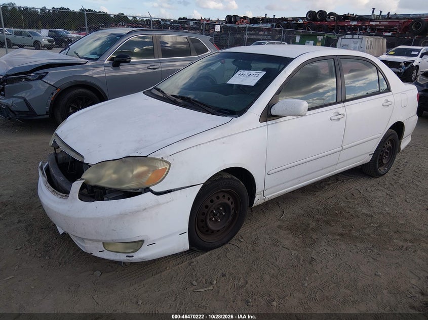 2003 Toyota Corolla S, Front End, IAAI, VIN 1NXBR32E43Z053902 — photo 2