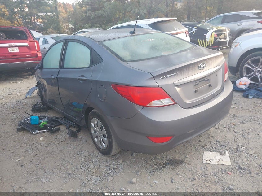 Vin: kmhct4ae9gu081049, lot: 46971036, hyundai accent se 20163