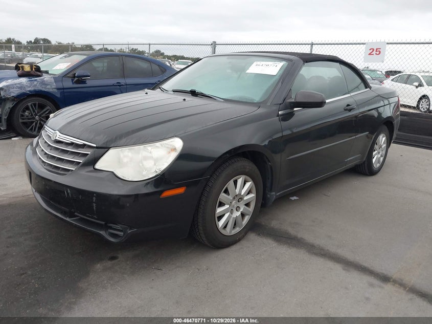 2009 Chrysler Sebring Lx, Звичайний знос, IAAI, VIN 1C3LC45B09N540104 — фото 2