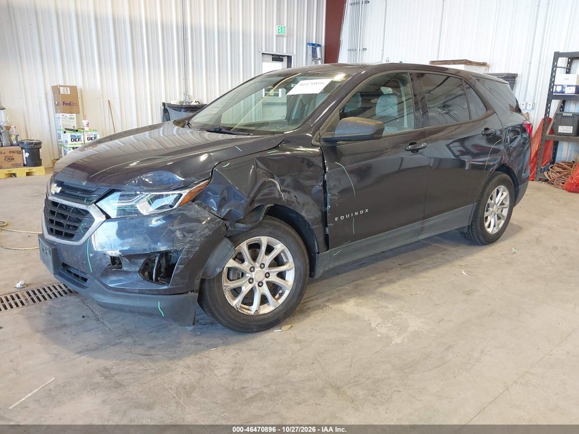 Vin: 3gnaxsev6kl295425, lot: 46971275, chevrolet equinox ls 20192