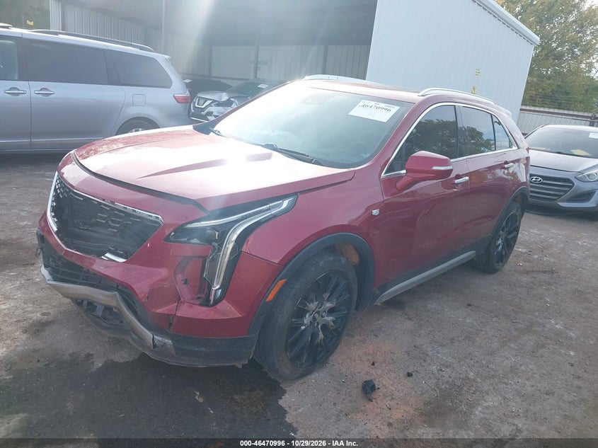2019 Cadillac Xt4 Premium Luxury, Front End, IAAI, VIN 1GYFZCR4XKF151154 — photo 2