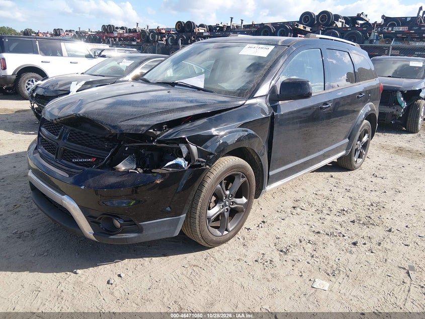 2018 Dodge Journey Crossroad, Удар спереди, IAAI, VIN 3C4PDCGB7JT269256 — фото 2