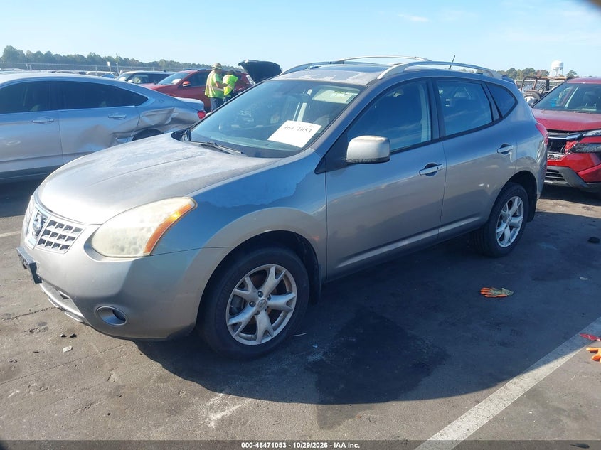 2008 Nissan Rogue Sl, Левый бок, IAAI, VIN JN8AS58V58W118988 — фото 2