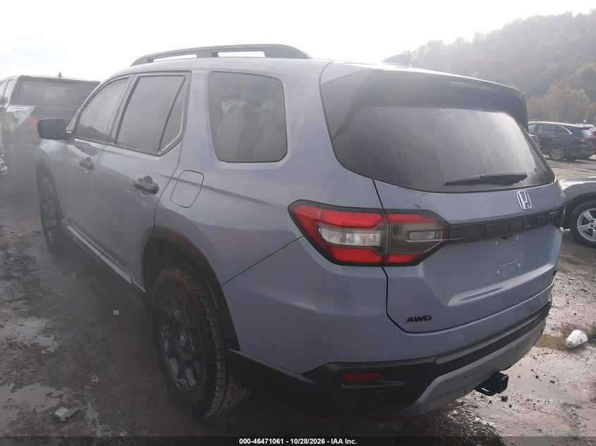 Vin: 5fnyg1h65sb190511, lot: 46971440, honda pilot trailsport 20253