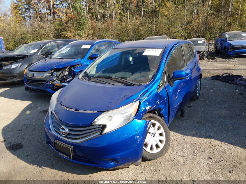 2014 Nissan Versa Note Sv, Удар спереду, IAAI, VIN 3N1CE2CP2EL429799 — фото 2