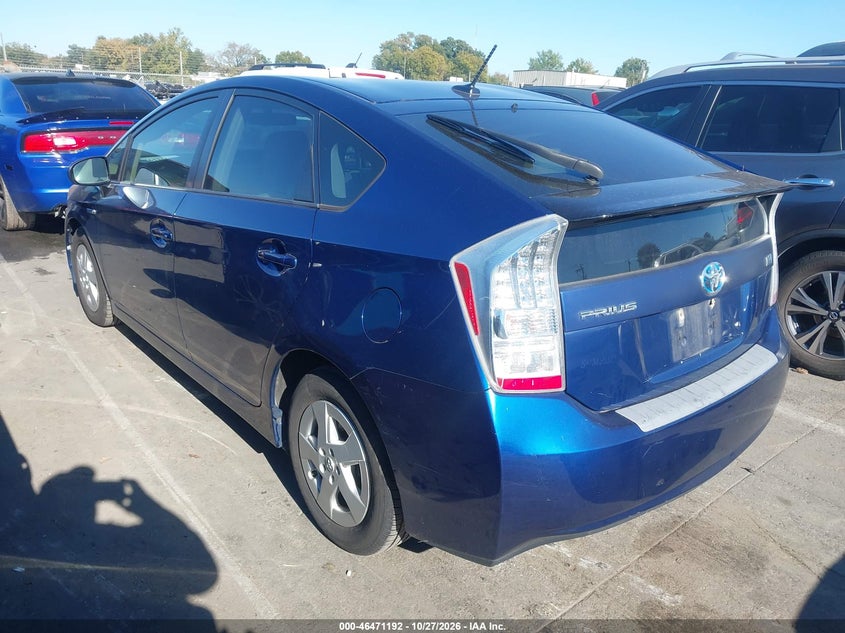 Vin: jtdkn3du4a0005499, lot: 46971571, toyota prius ii 20103