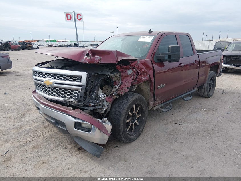 Vin: 1gcrcrec9ez403435, lot: 46971627, chevrolet silverado 1500 1lt 20142